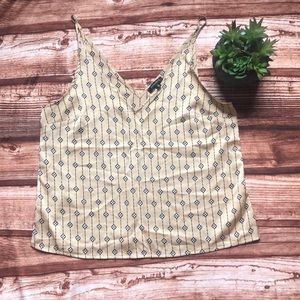 V Neck Satin Cami